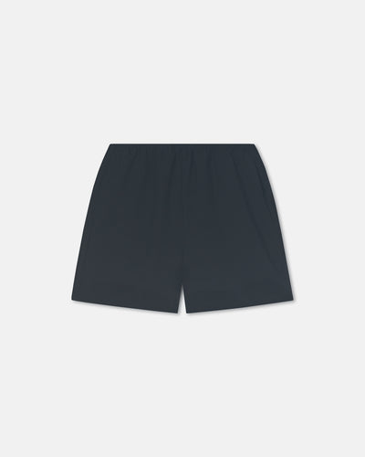 Dylla - Tech Linen Belted Shorts - Black