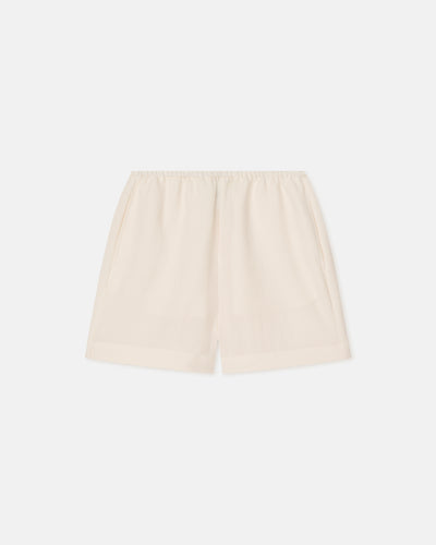Dylla - Tech Linen Shorts - Creme