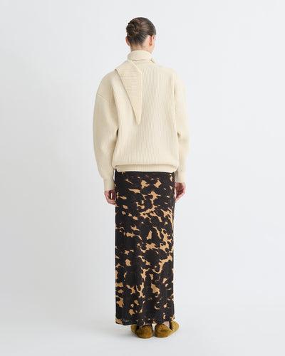 Blaer - Chunky Merino Sweater - Creme