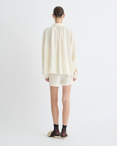 Ada - Tech Linen Shirt - Creme