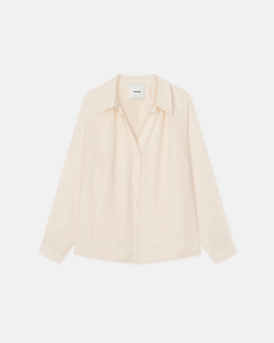 Ada - Tech Linen Shirt - Creme