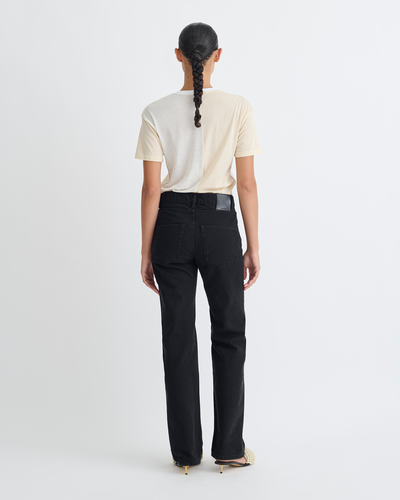 Hove - Color Blocked T-Shirt - White/Eggshell