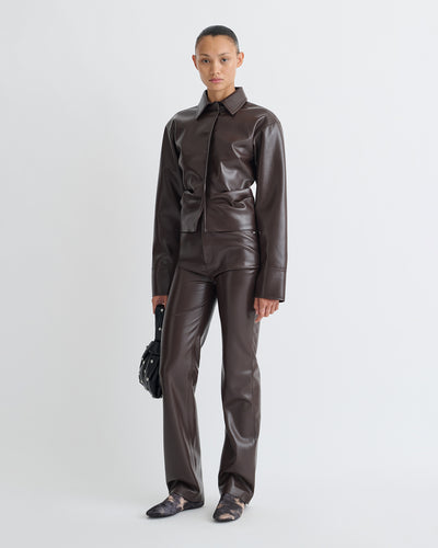 Hildie - Okobor Shirt - Coffee Ground