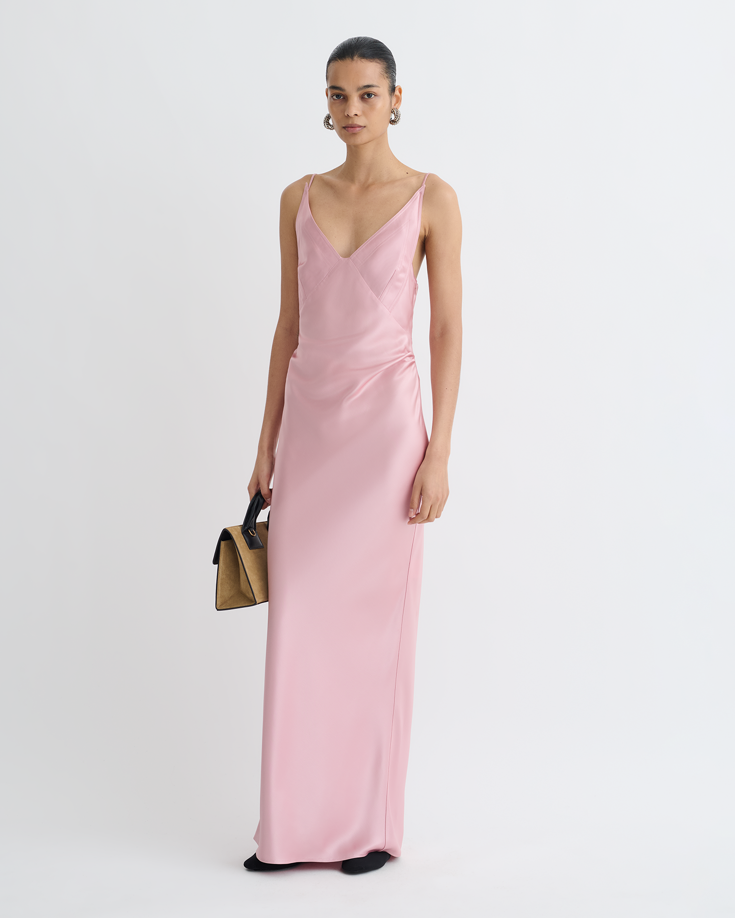 Coeus - Slip Satin Maxi Dress - Pink – Nanushka Coeus - Slip Satin Maxi Dress - Pink – Nanushka