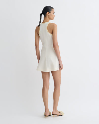 Soph - Crepe Melange Mini Dress - Creme