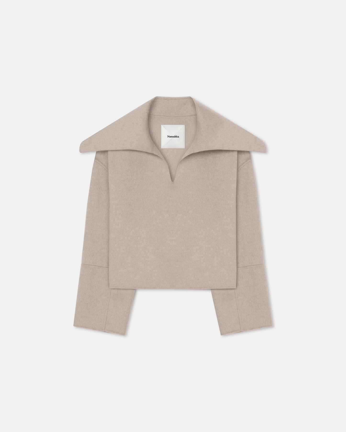 Maxe - Double Wool Jacket - Stone