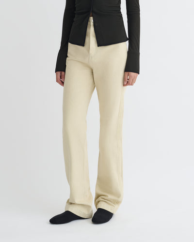 Seldes - Crochet-Trimmed Jeans - Beige