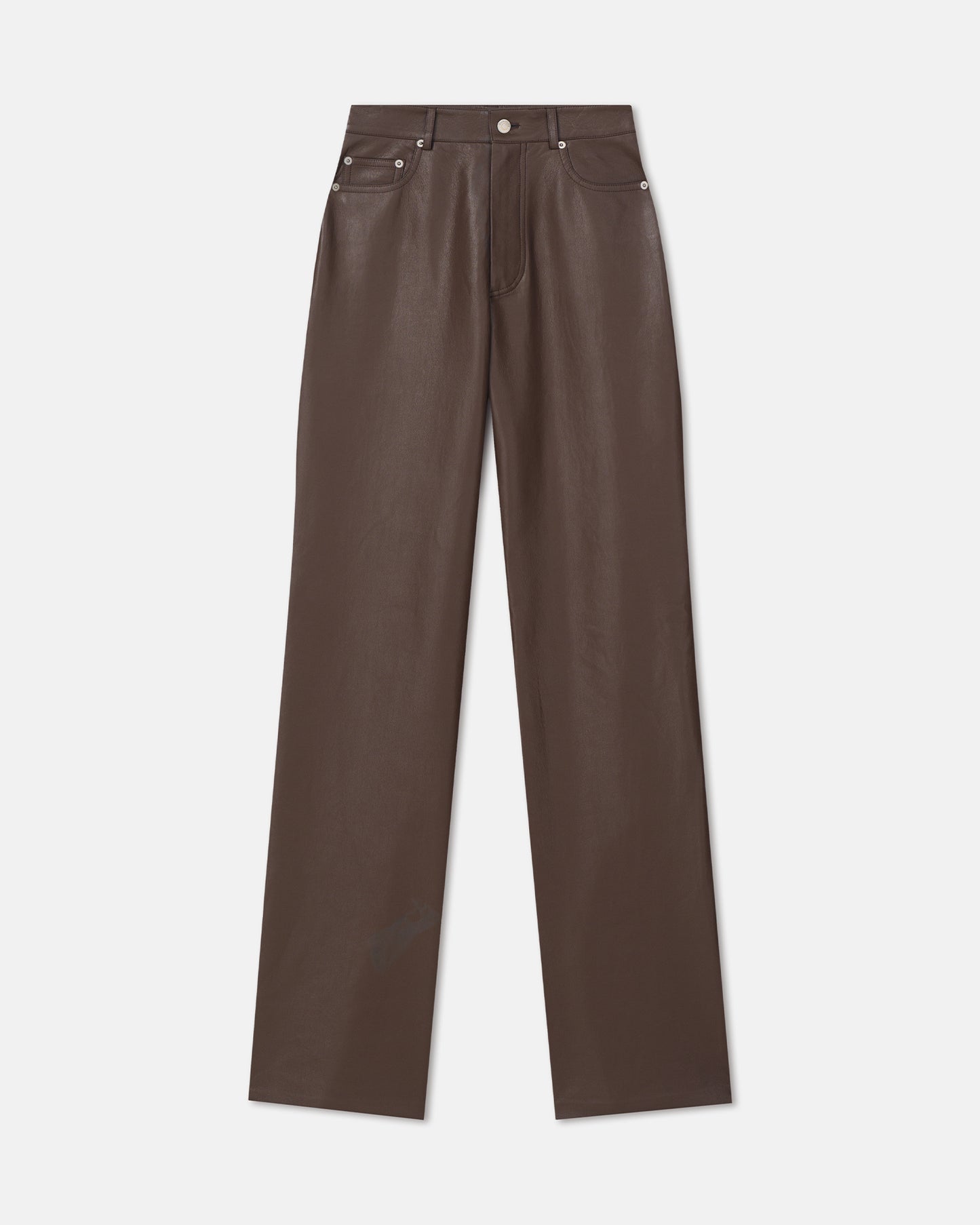 Seldes - Regenerated Leather Pants - Chocolate