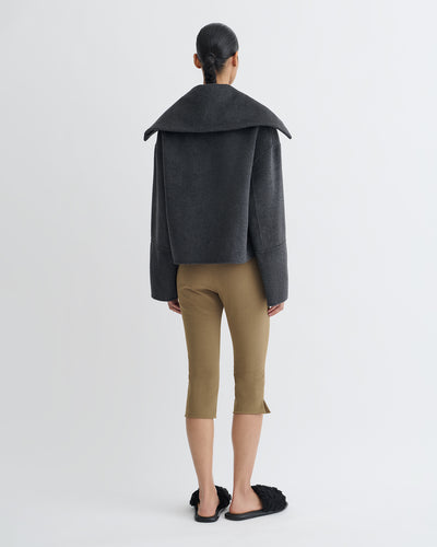 Saoirse - Paper Jersey Capri Pants - Brown