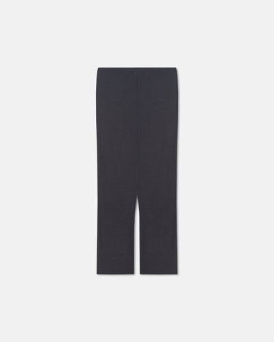 Rafa - Wool Jersey Midi Skirt - Grey