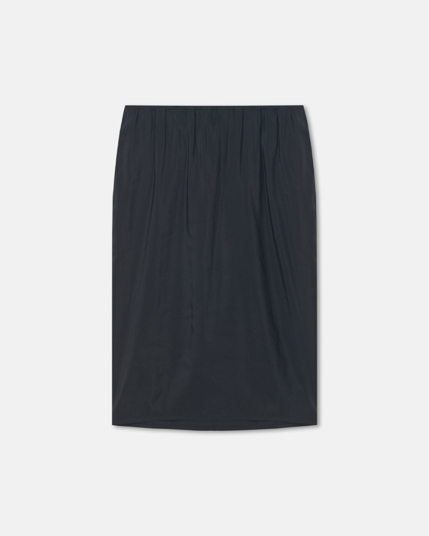 Kaiya - Glass Poplin Skirt - Black