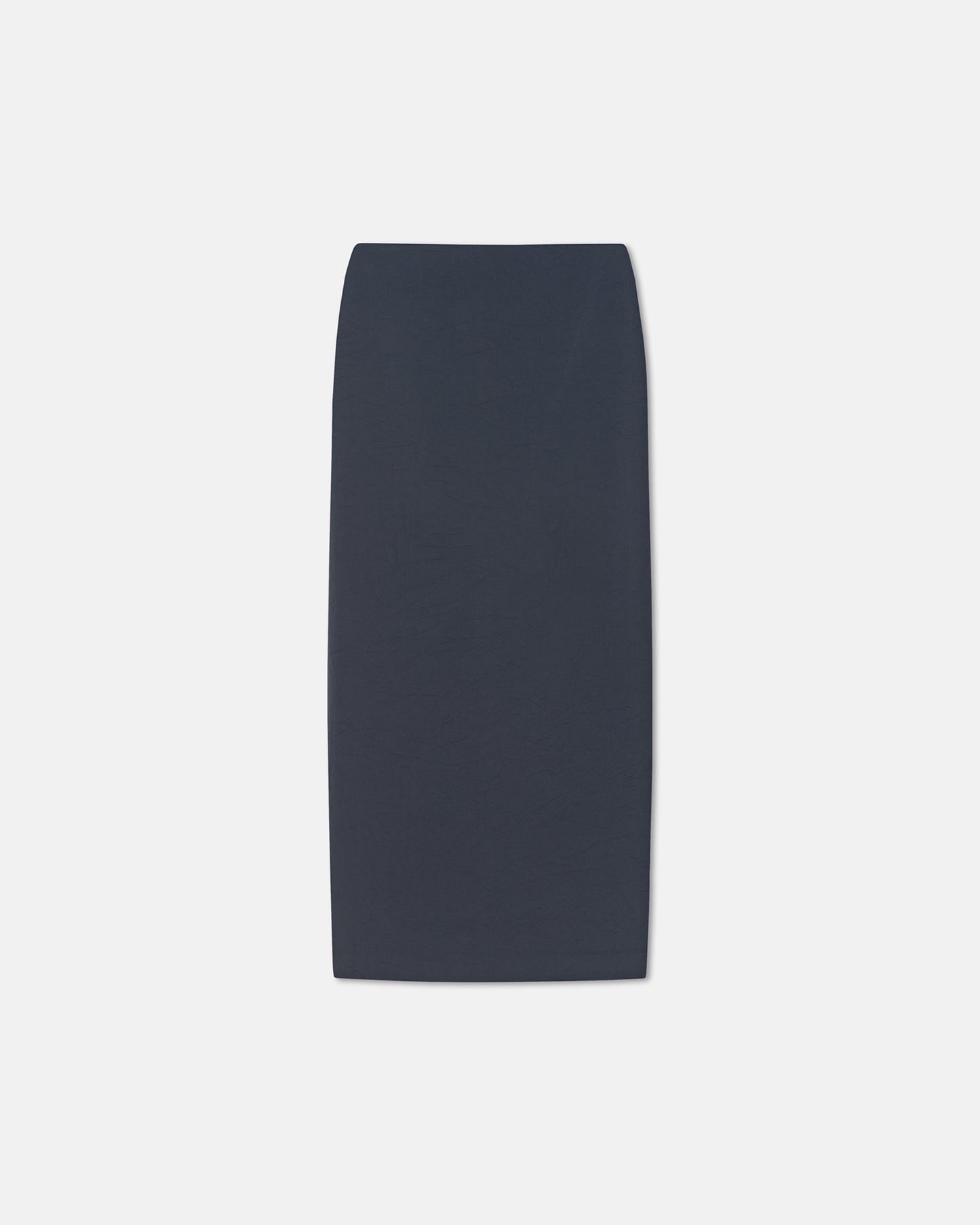 Nya - Paper Jersey Midi Skirt - Dusty Blue