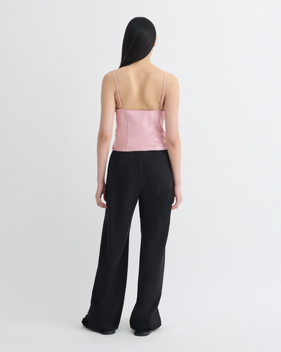 Rheia - Slip Satin Top - Pink