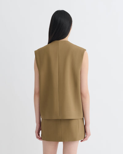 Neymat - Tailored Vest - Brown