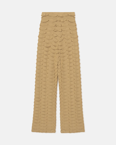 Hedvig - Textured Cotton-Blend Pants - Camel