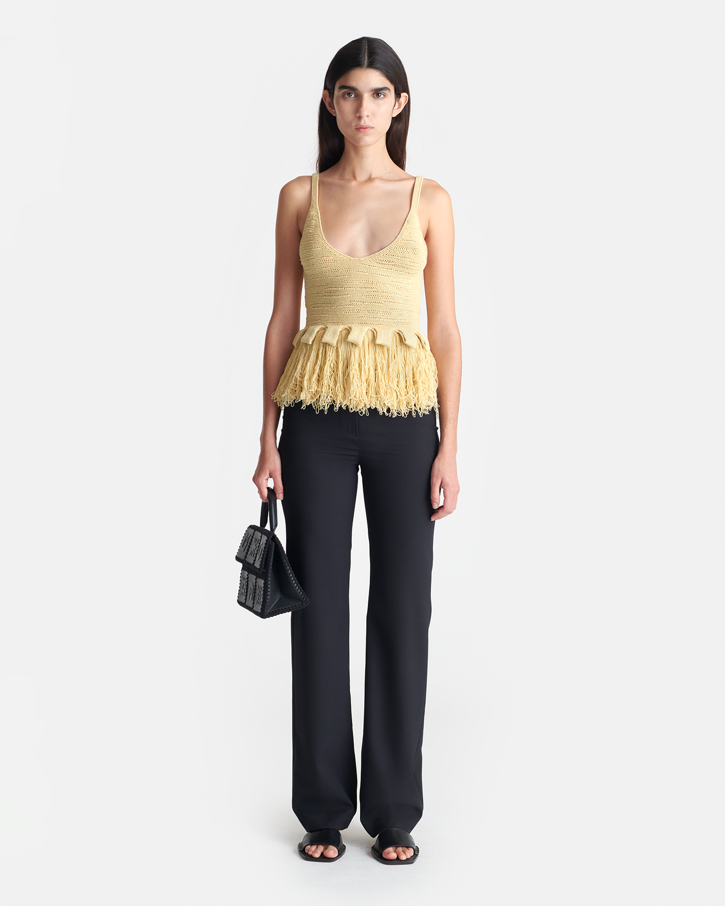 Zulma - Knitted Top - Dusty Yellow