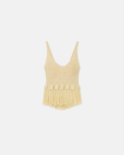 Zulma - Knitted Top - Dusty Yellow