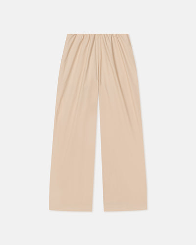 Brenda - Light Poplin Pants - Beige