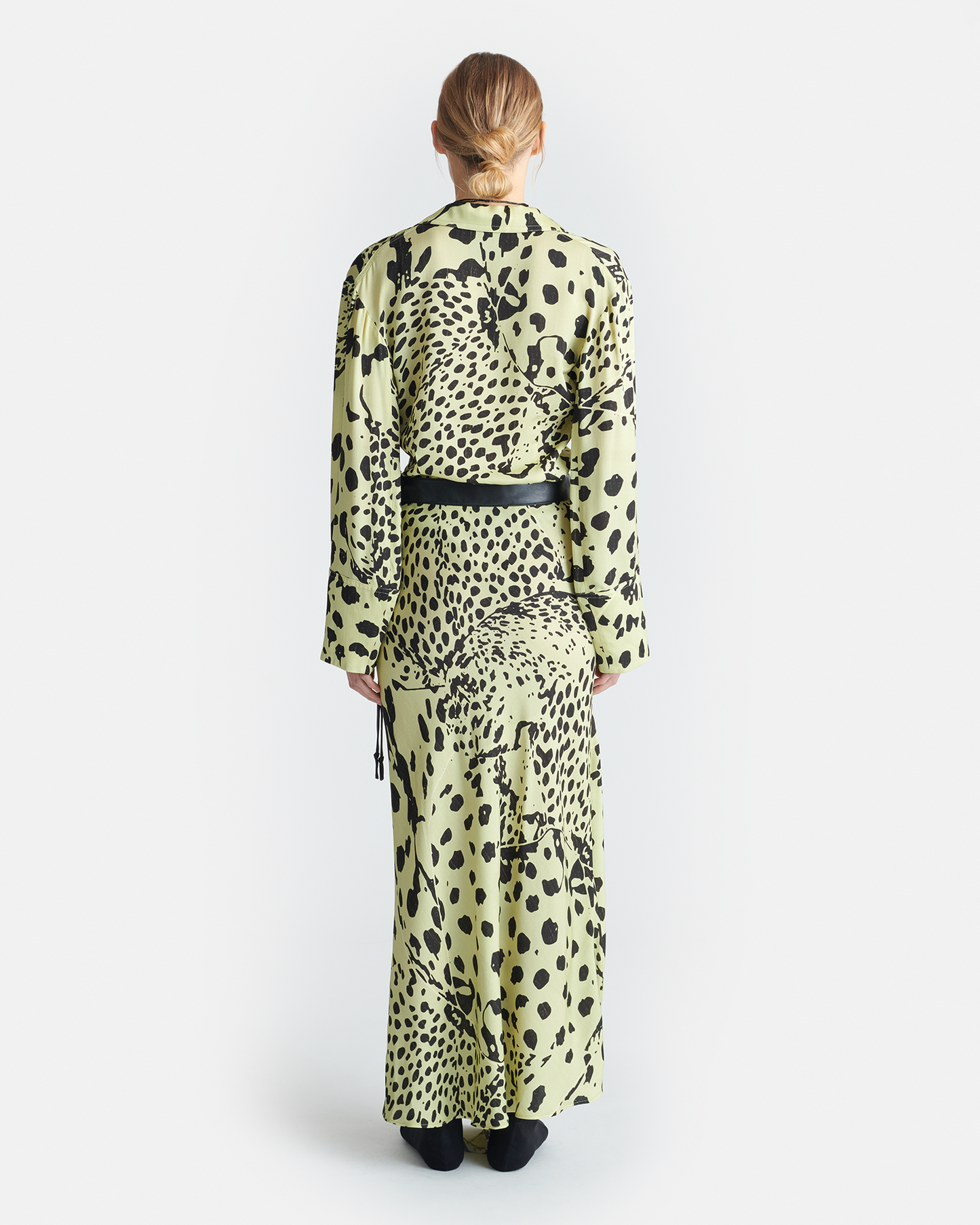 Cadie - Printed Georgette Shirt - Cheetah