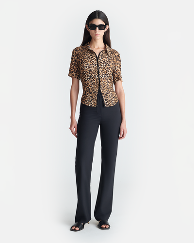 Clare - Printed Shirt - Ocelot