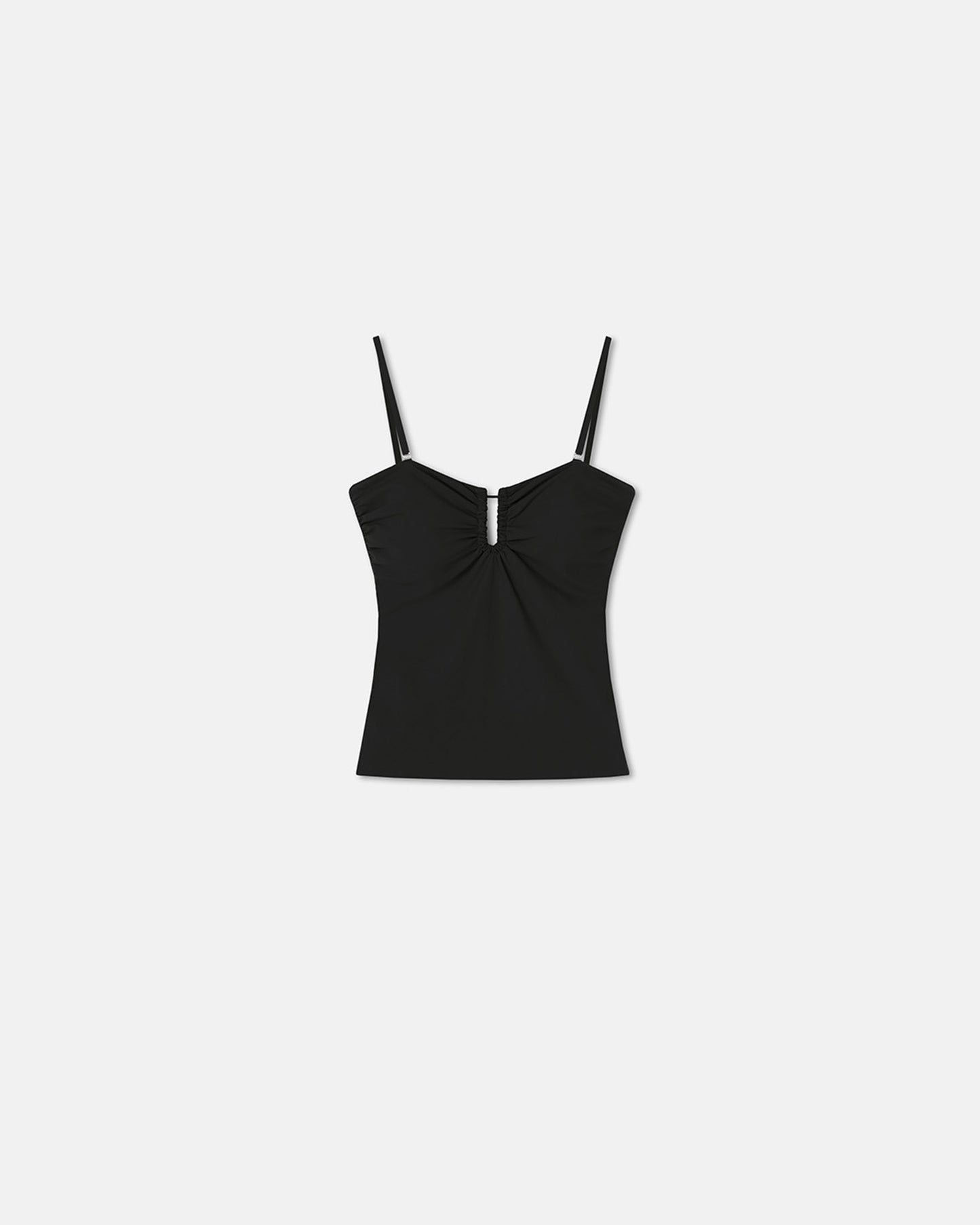 Bianca - Stretch Jersey Swim Top - Black