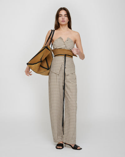 Evora - Suede Belt - Brown