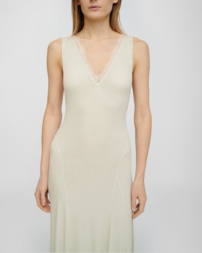 Ignia - Fluid Rib Dress - Tofu