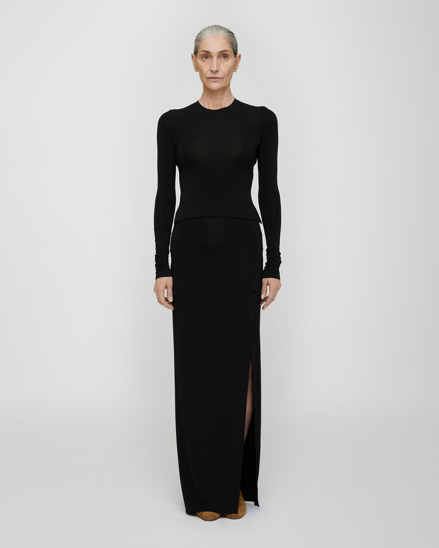 Shada - Long sleeve dress - Black XS Shada - Long sleeve dress - Black XS