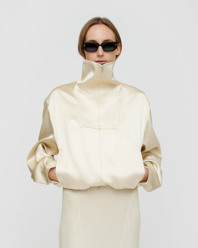 Alonza - Duchess Viscose Jacket - Creme