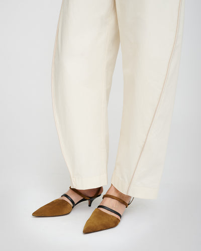 Oriana - Studio Cotton Pants - Creme