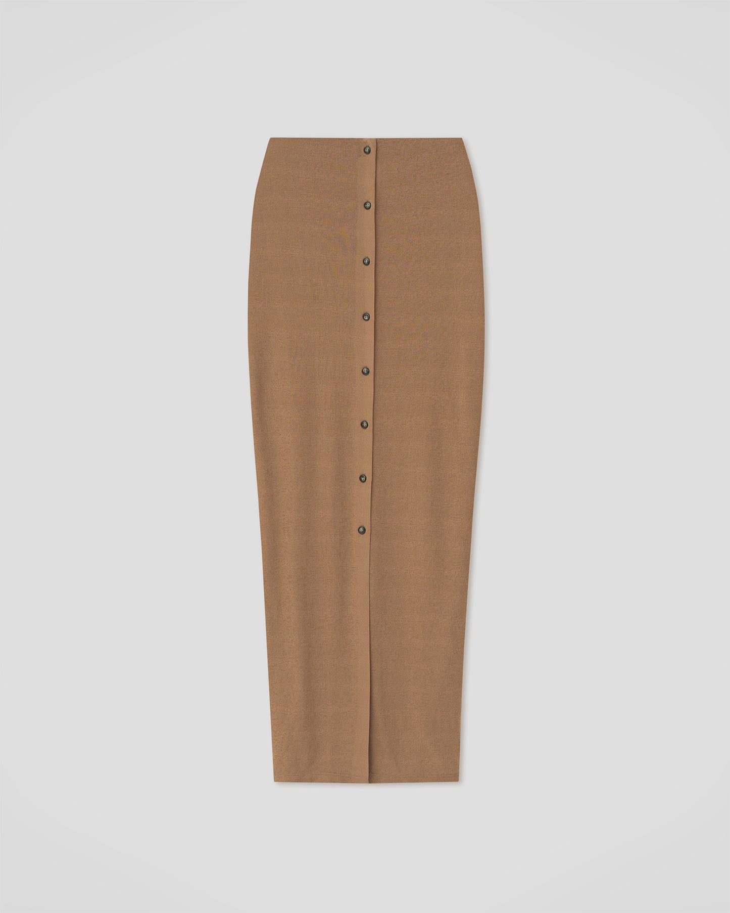 Mahika - Mesh Jersey Skirt - Light Mocha