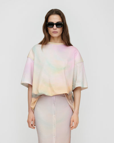 Alane - Cotton Jersey Shirt - Sunrise Haze