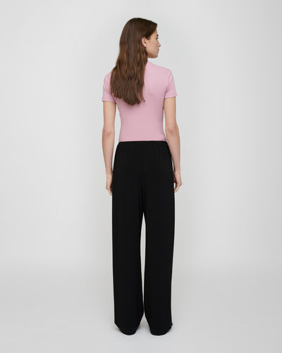 Axton - Rib Jersey Tee - Pink