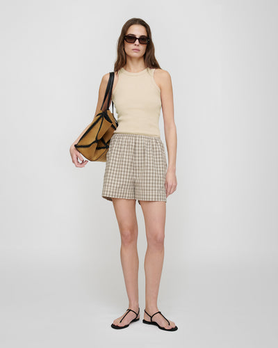 Herve - Rib Jersey Tank Top - Creme