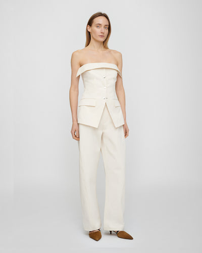 Rosenda - Studio Canvas Top - Creme