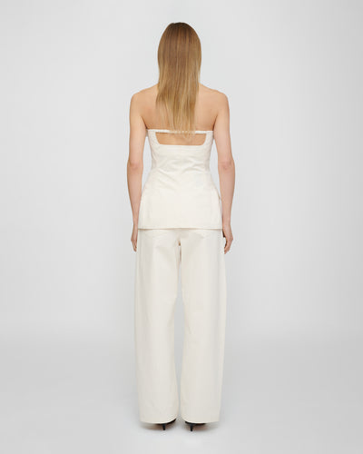 Rosenda - Studio Canvas Top - Creme