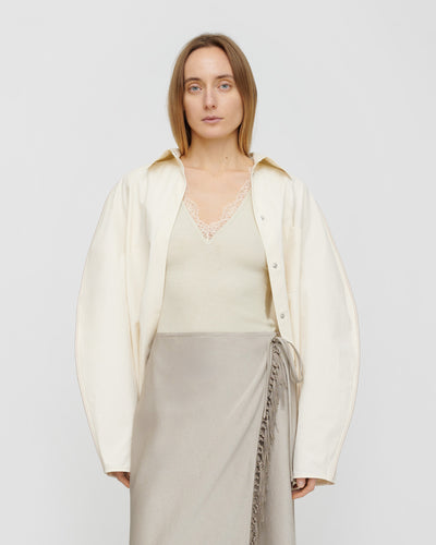 Arsemia - Studio Cotton Shirt - Creme