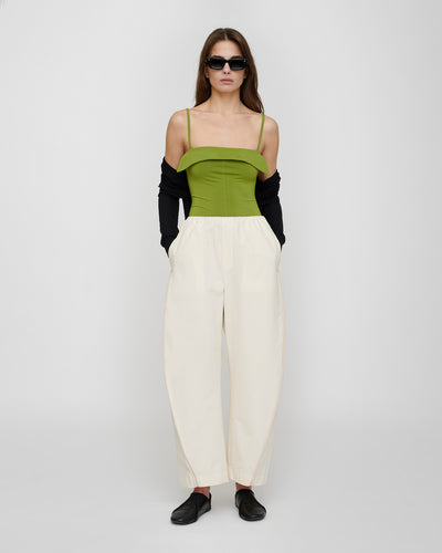 Marinie - Fluid Jersey Top - Green