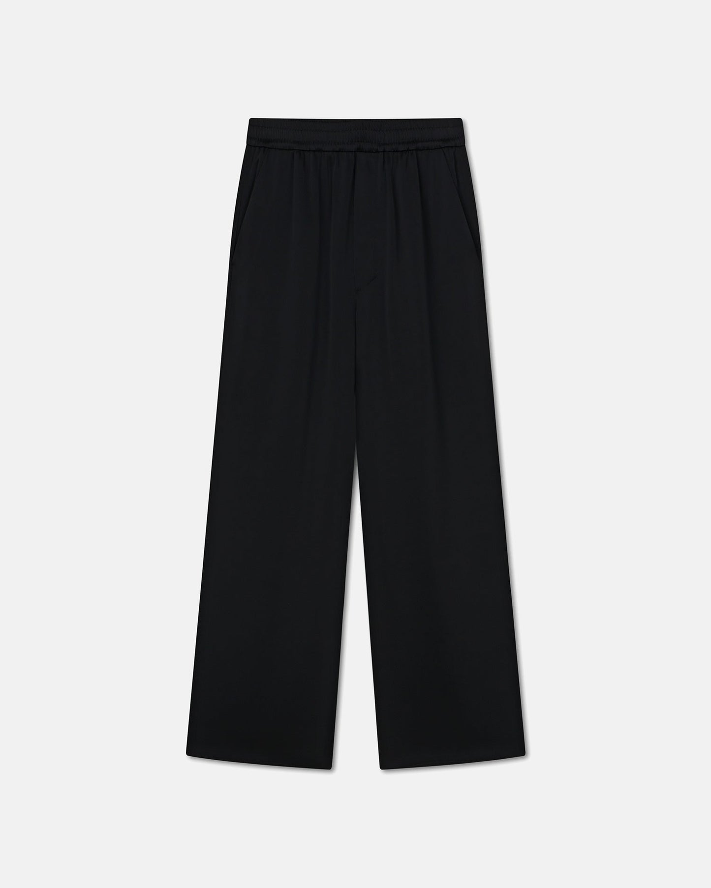 Odessa - Slip Satin Pants - Black
