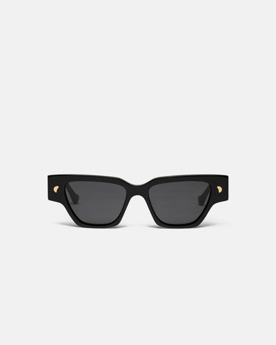 Sazzo - Bio-Plastic D-Frame Sunglasses - Grey/Black