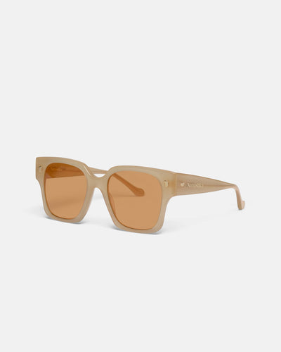 Shae - Bio-Plastic Oversized Sunglasses - Sand