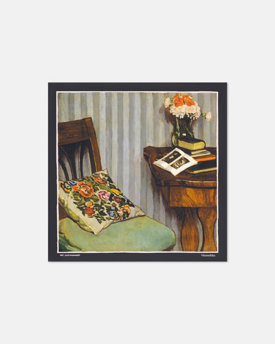 Shoul - Printed Silk Scarf - Books