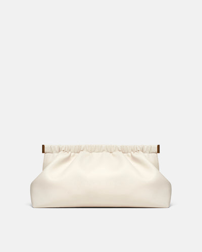The Bar Clutch - Alt-Nappa Clutch - Off White