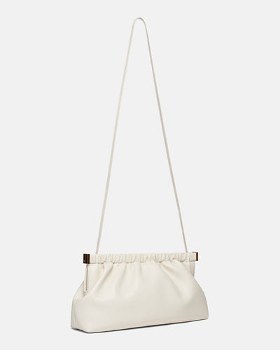 The Bar Clutch - Alt-Nappa Clutch - Off White