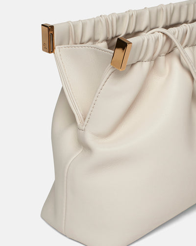 The Bar Clutch - Alt-Nappa Clutch - Off White