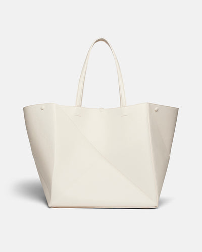 Origami Tote Large - Alt-Nappa Tote - Off White