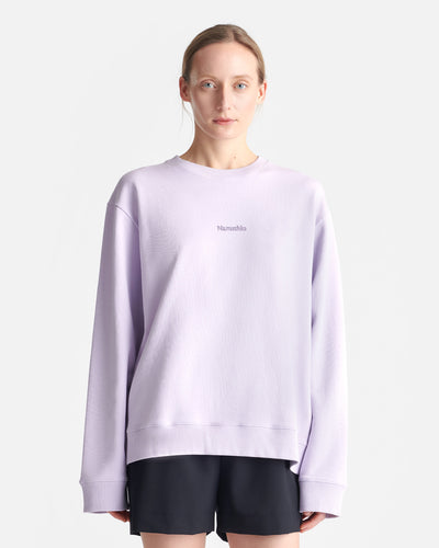 Remy - Printed Cotton-Fleece Sweatshirt - Lilac/Black/Books