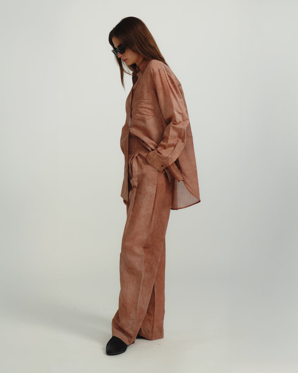 Chaska - Oversized shirt - Terracotta