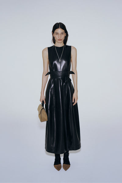 white christmas dresses Hello Gorgeous Vegan Leather Dress main image 0