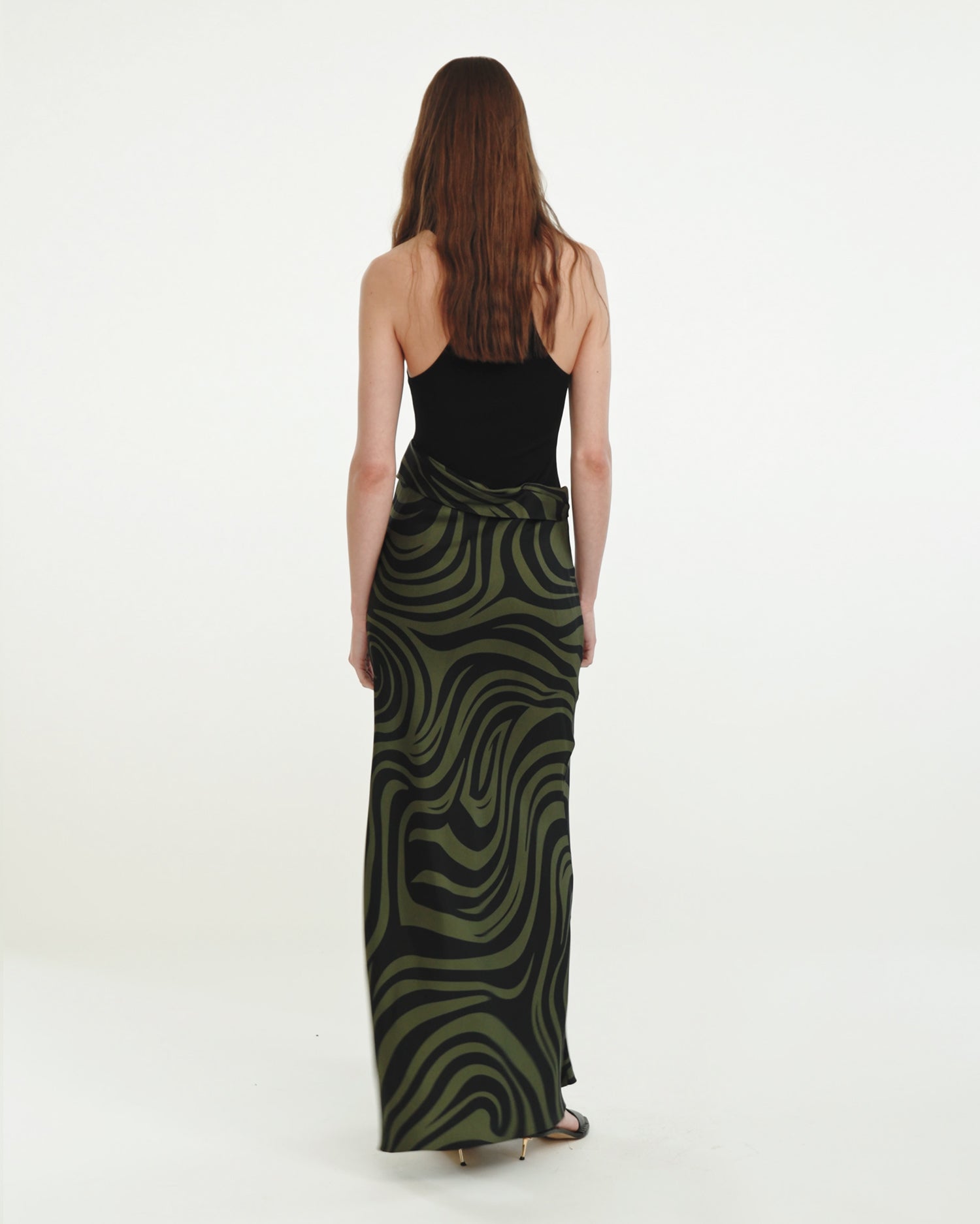 Jordyn - Maxi dress - Midnight Green Swirl